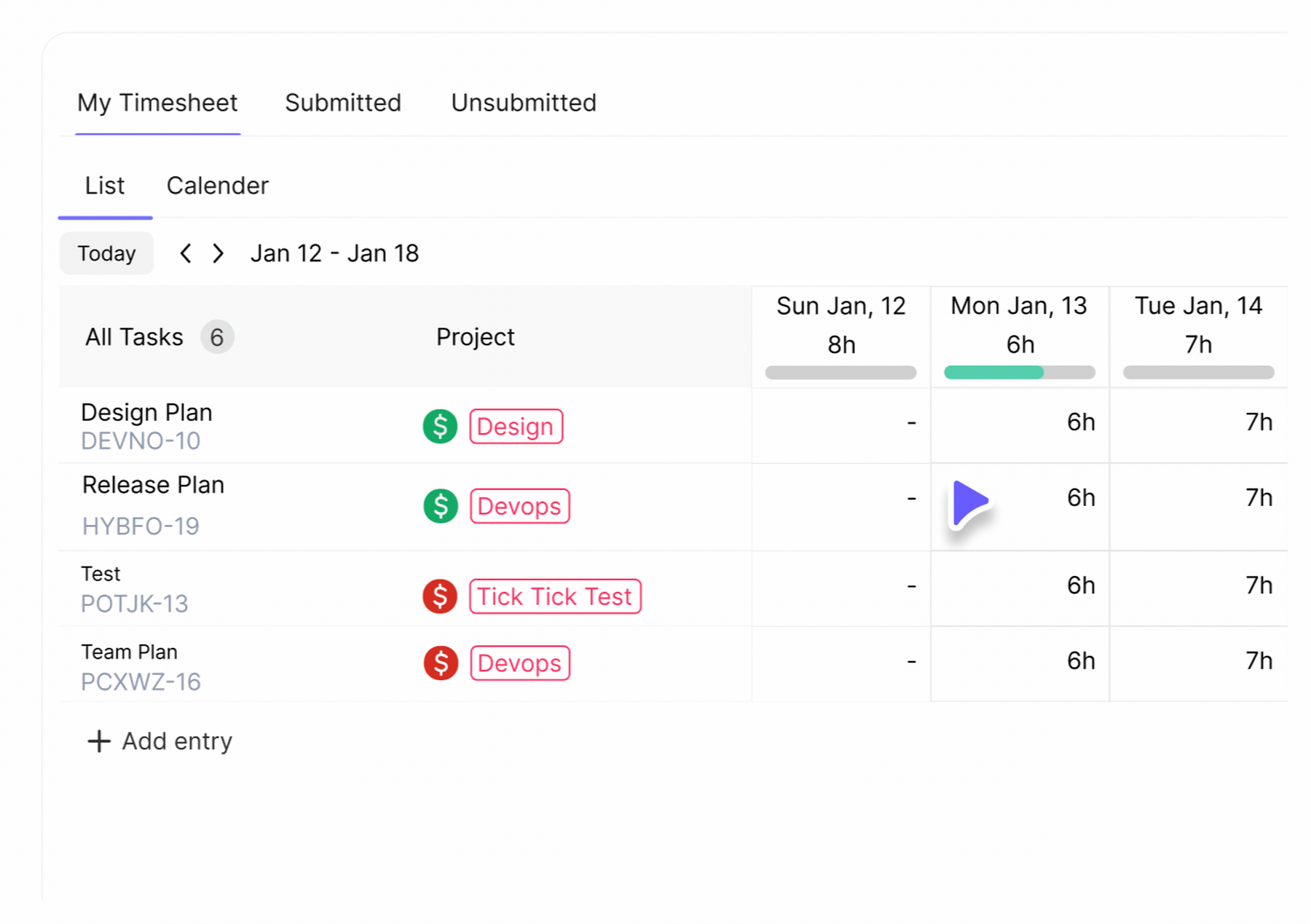 Time Tracking 