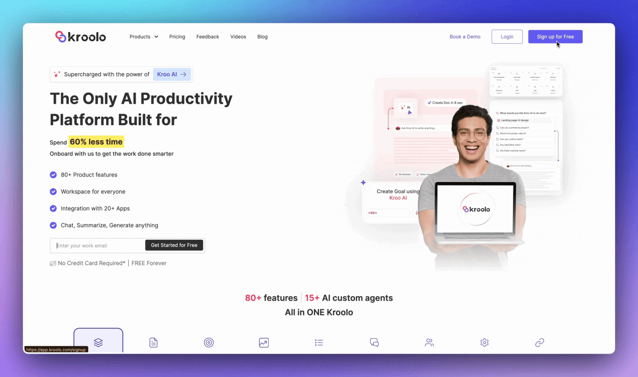 Krooo - AI Powered WorkOS