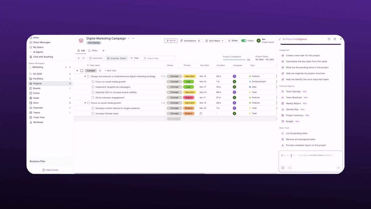chat with your entire project