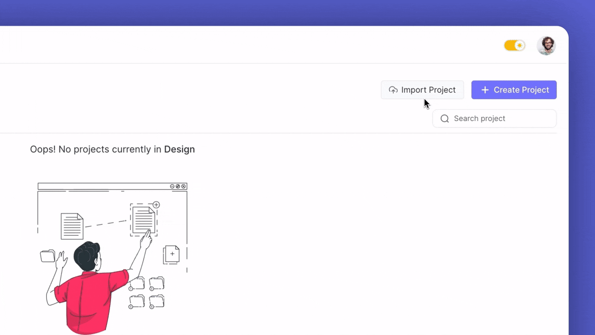 Import projects from ClickUp