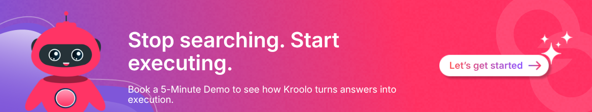 Can Kroolo search across Google Drive and Salesforce like Glean?