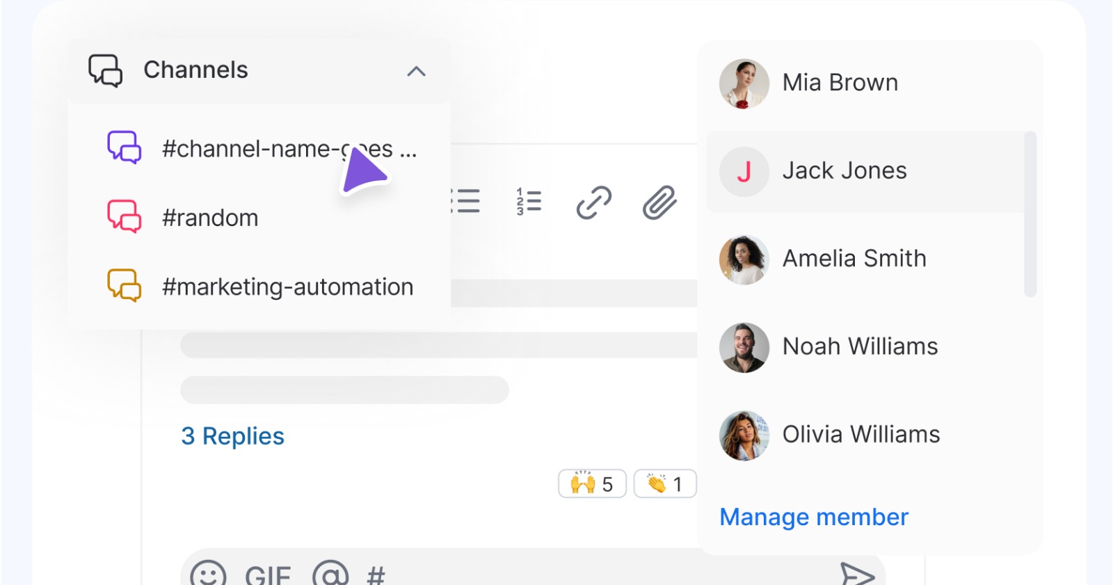 conversations in project