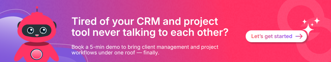 How to build a custom CRM inside my project tool?