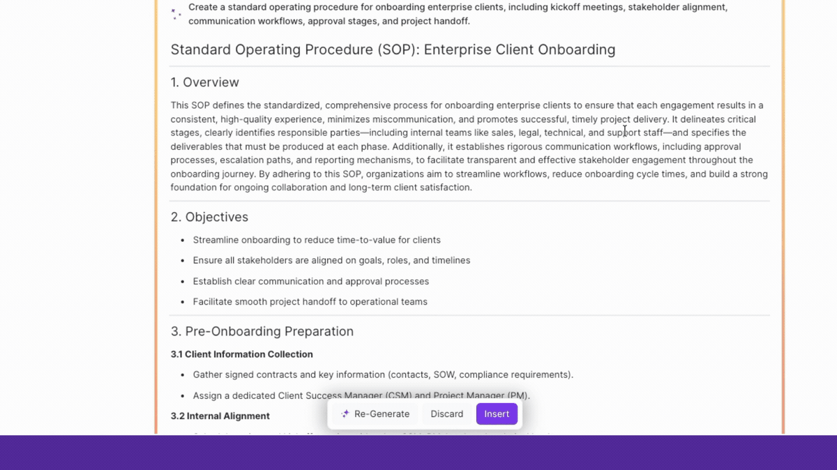 Step 8 — Finalize the SOP