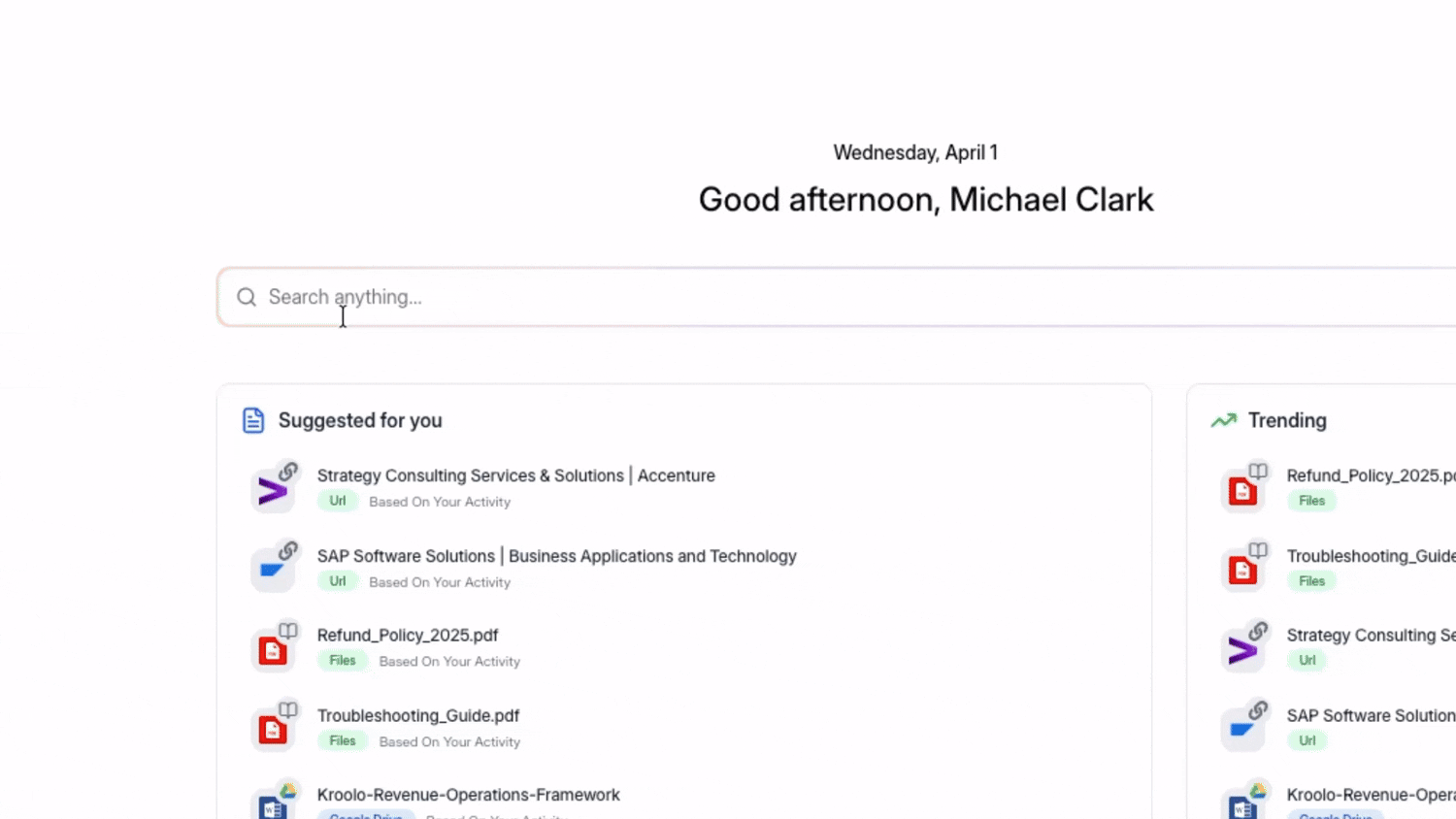 AI powered semantic search