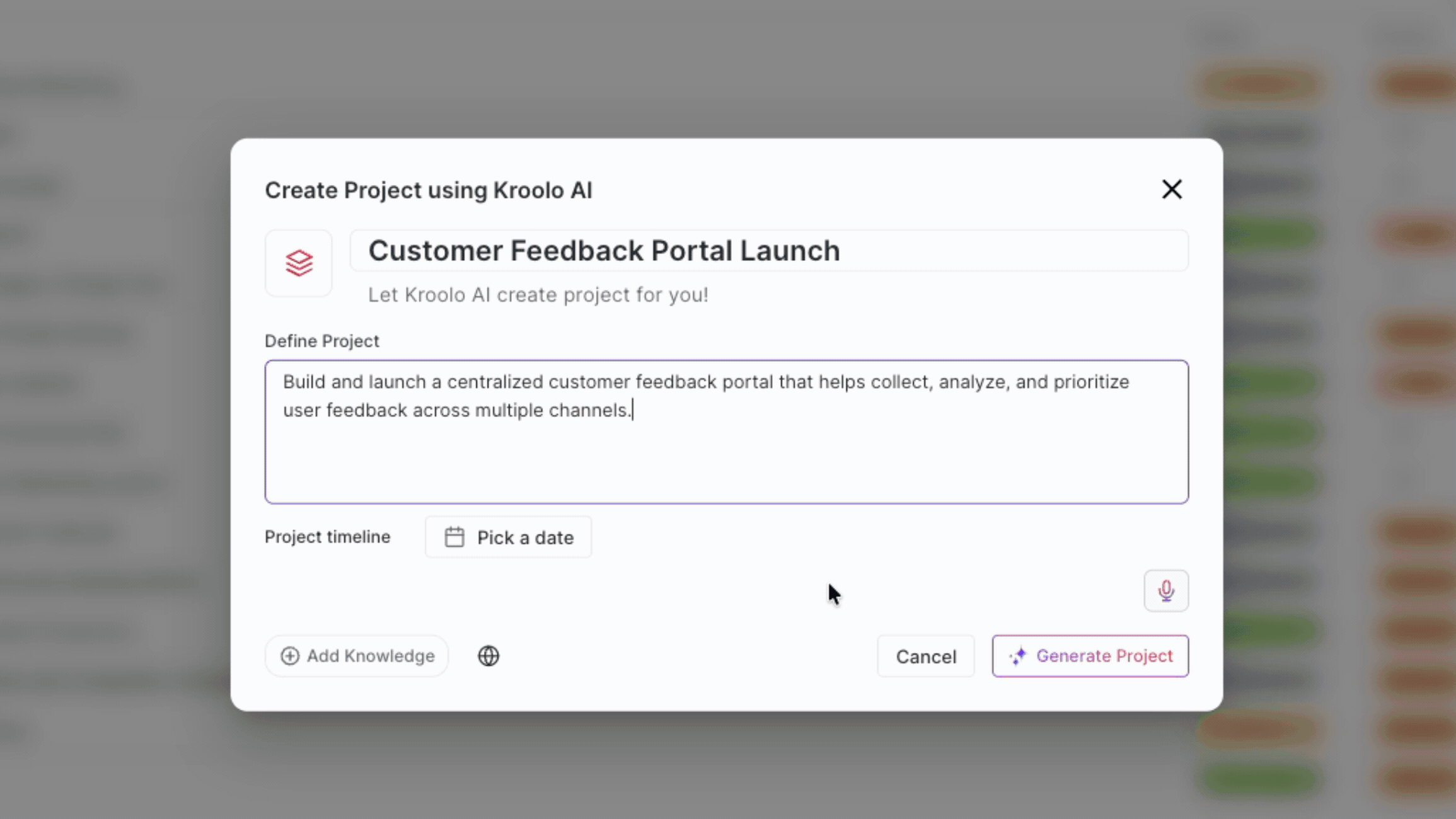 AI powered project management